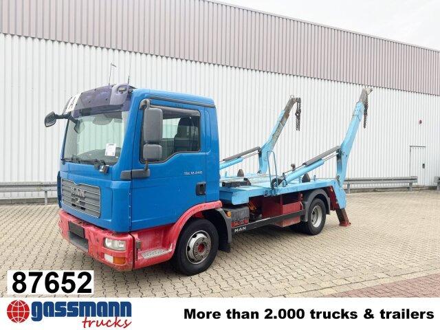 MAN TGL 12.240 4X2 BB, Tele-Absetzer - 箕斗装载车:图1 MAN TGL 12.240 4X2 BB, Tele-Absetzer - 箕斗装载车:图1