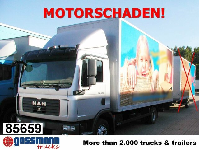 MAN TGL 8.210 4X2 BL mit LBW MBB, MOTORSCHADEN! - 厢式卡车:图1 MAN TGL 8.210 4X2 BL mit LBW MBB, MOTORSCHADEN! - 厢式卡车:图1