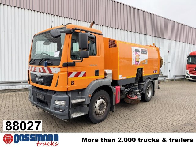MAN TGM 18.250 4X2 BB, Kehrmaschine Brock SL200/2 - 道路清扫机:图1 MAN TGM 18.250 4X2 BB, Kehrmaschine Brock SL200/2 - 道路清扫机:图1