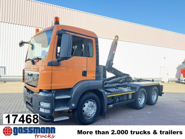 MAN TGS 26.360/440 6x4 BB, 2x AHK, Hiab Abroller Bj. - 吊钩升降车:图1 MAN TGS 26.360/440 6x4 BB, 2x AHK, Hiab Abroller Bj. - 吊钩升降车:图1