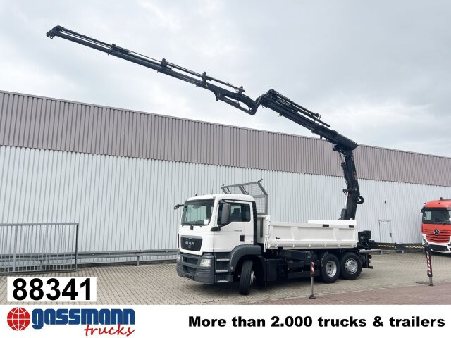 MAN TGS 26.360 6x2-4 BL, 2-Seiten-Kipper, Heckkran - 翻斗车, 起重车:图1 MAN TGS 26.360 6x2-4 BL, 2-Seiten-Kipper, Heckkran - 翻斗车, 起重车:图1