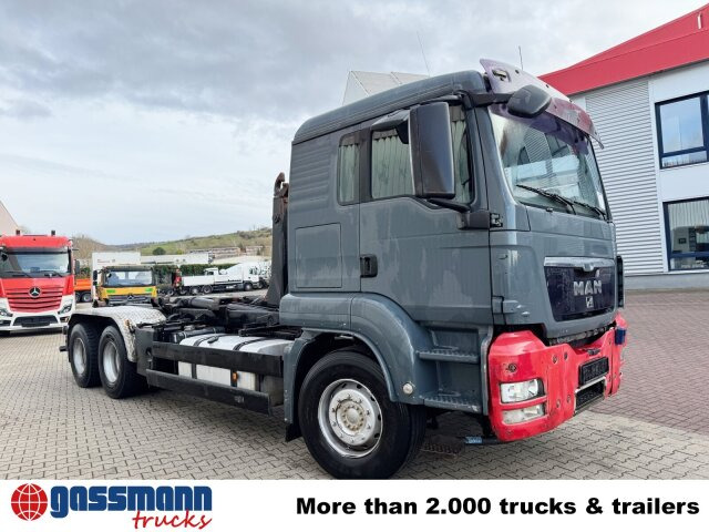 吊钩升降车 MAN TGS 26.440 6x4 BB, Meiller Schub-Knick：图9