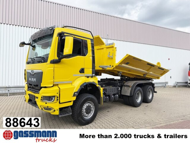 MAN TGS 26.470 6x6 BB, Hohe Bauart, Navi, - 翻斗车:图1 MAN TGS 26.470 6x6 BB, Hohe Bauart, Navi, - 翻斗车:图1