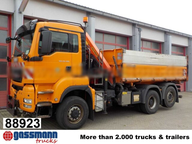 MAN TGS 28.400 6X4-4 BL, EEV, Lenk-/Lift, - 翻斗车, 起重车:图1 MAN TGS 28.400 6X4-4 BL, EEV, Lenk-/Lift, - 翻斗车, 起重车:图1