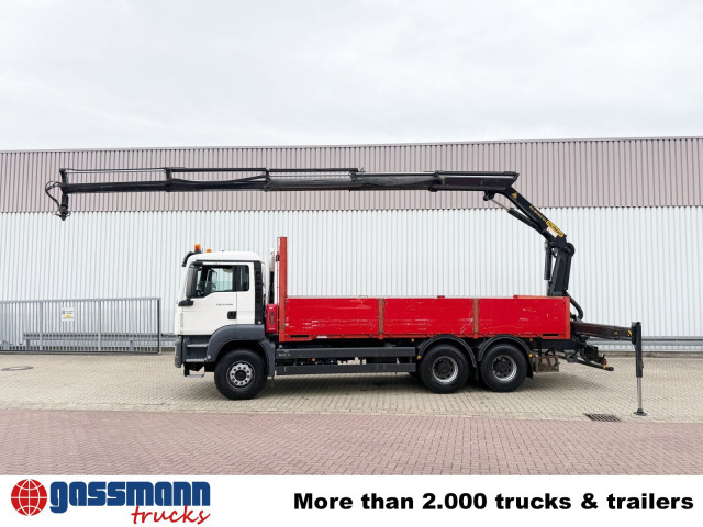 MAN TGS 33.400 6x4 BB, Navi, Heckkran PK18002-EH C, - 栏板式/ 平板卡车, 起重车:图2 MAN TGS 33.400 6x4 BB, Navi, Heckkran PK18002-EH C, - 栏板式/ 平板卡车, 起重车:图2