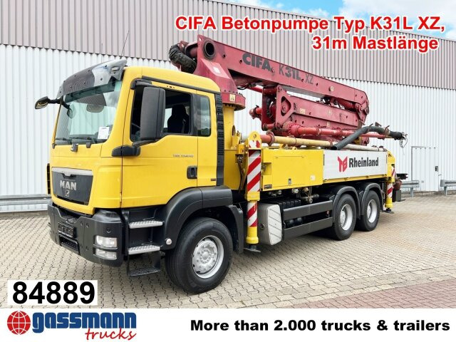 MAN TGS 33.440 6X4 BB, Betonpumpe CIFA K31L XZ, 31m - 混凝土泵车:图1 MAN TGS 33.440 6X4 BB, Betonpumpe CIFA K31L XZ, 31m - 混凝土泵车:图1