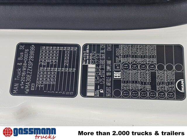 MAN TGS 33.480 6x4 BL CH, Nebenantrieb - 驾驶室底盘卡车:图2 MAN TGS 33.480 6x4 BL CH, Nebenantrieb - 驾驶室底盘卡车:图2