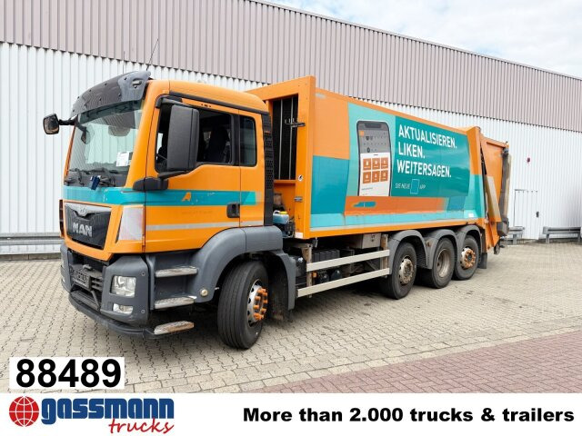 MAN TGS 35.360 8x2-6 BL, 2x Lenkachse, Zöller - 垃圾车:图1 MAN TGS 35.360 8x2-6 BL, 2x Lenkachse, Zöller - 垃圾车:图1