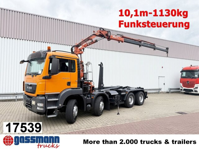 MAN TGS 35.440 8x4 BL, Meiller 19.62, Atlas Kran - 吊钩升降车, 起重车:图1 MAN TGS 35.440 8x4 BL, Meiller 19.62, Atlas Kran - 吊钩升降车, 起重车:图1