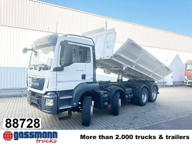 MAN TGS 35.460 8X4 BB, Meiller Bordmatik 13m³ - 翻斗车:图1 MAN TGS 35.460 8X4 BB, Meiller Bordmatik 13m³ - 翻斗车:图1