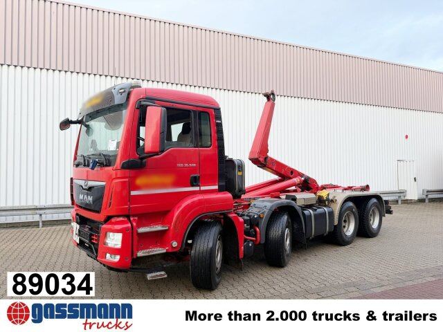 MAN TGS 35.500 8x4 BB, Pritarder, Meiller RK 30.65 - 吊钩升降车:图1 MAN TGS 35.500 8x4 BB, Pritarder, Meiller RK 30.65 - 吊钩升降车:图1