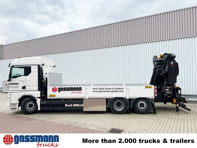 MAN TGX 26.510 6x2-4 LL, Kran Hiab X-HiPro 548 E-8, - 栏板式/ 平板卡车, 起重车:图2 MAN TGX 26.510 6x2-4 LL, Kran Hiab X-HiPro 548 E-8, - 栏板式/ 平板卡车, 起重车:图2