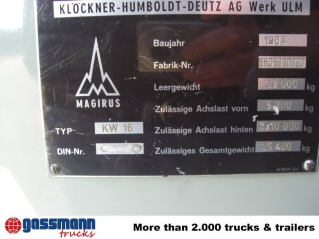 Magirus Deutz MAGIRUS URANUS 250D22 KW 16 Feuerwehr Kranwagen - 消防车, 起重车:图4 Magirus Deutz MAGIRUS URANUS 250D22 KW 16 Feuerwehr Kranwagen - 消防车, 起重车:图4