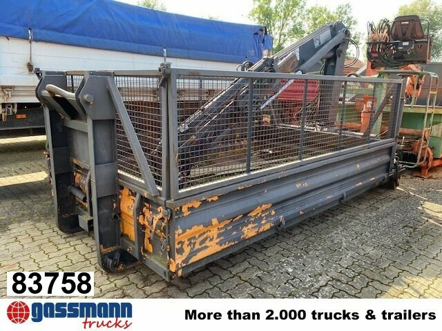 Meiller Abrollcontainer mit Kran Hiab 071 AW B3, ca. - 滚出式集装箱:图1 Meiller Abrollcontainer mit Kran Hiab 071 AW B3, ca. - 滚出式集装箱:图1