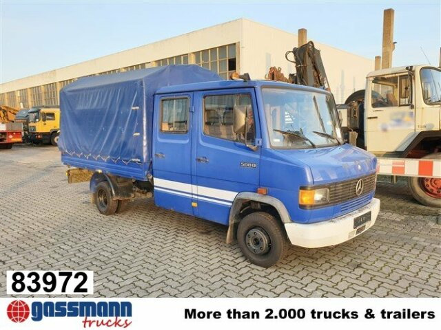Mercedes-Benz 508 D 4x2 Doka, EX-THW - 栏板式/ 平板卡车:图1 Mercedes-Benz 508 D 4x2 Doka, EX-THW - 栏板式/ 平板卡车:图1