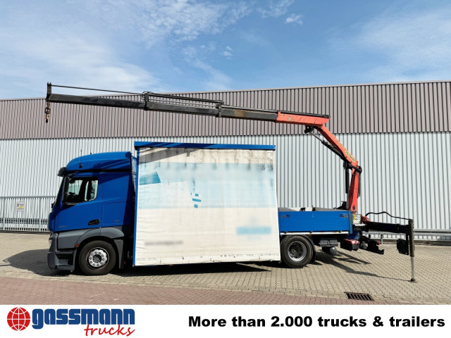 栏板式/ 平板卡车, 起重车 Mercedes-Benz Actros 1836 L 4x2, Glastransporter, Heckkran:图13 栏板式/ 平板卡车, 起重车 Mercedes-Benz Actros 1836 L 4x2, Glastransporter, Heckkran:图13