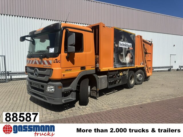 Mercedes-Benz Actros 2532/41 L 6x2, EEV, Lenkachse, Haller X2C - 垃圾车:图1 Mercedes-Benz Actros 2532/41 L 6x2, EEV, Lenkachse, Haller X2C - 垃圾车:图1