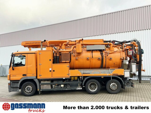 Mercedes-Benz Actros 2544 L 6x2, Lenkachse, Kroll - 道路清扫机:图3 Mercedes-Benz Actros 2544 L 6x2, Lenkachse, Kroll - 道路清扫机:图3
