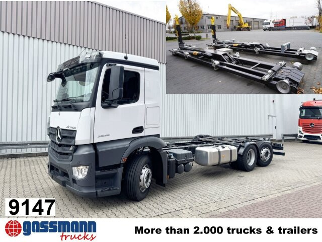 Mercedes-Benz Actros 2548 L 6x2, Retarder, Lenk-/Liftachse - 吊钩升降车:图1 Mercedes-Benz Actros 2548 L 6x2, Retarder, Lenk-/Liftachse - 吊钩升降车:图1