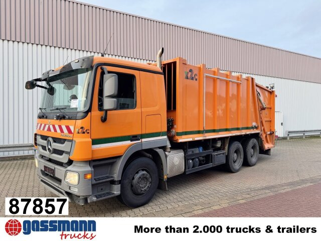 Mercedes-Benz Actros 2641/48 L 6x4, Haller M21X2C, Zöller - 垃圾车:图1 Mercedes-Benz Actros 2641/48 L 6x4, Haller M21X2C, Zöller - 垃圾车:图1