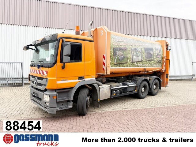 Mercedes-Benz Actros 2641/48 L 6x4, Seilabroller, Haller - 垃圾车:图1 Mercedes-Benz Actros 2641/48 L 6x4, Seilabroller, Haller - 垃圾车:图1