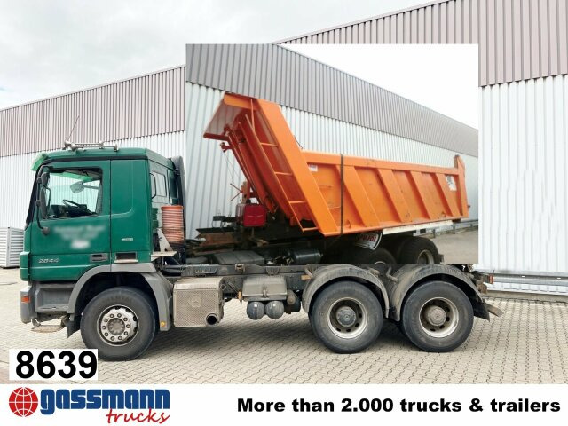 Mercedes-Benz Actros 2644/48 K 6x4, Stahlmulde ca. 14m³ - 驾驶室底盘卡车:图1 Mercedes-Benz Actros 2644/48 K 6x4, Stahlmulde ca. 14m³ - 驾驶室底盘卡车:图1