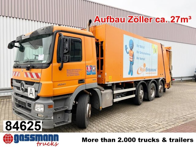 Mercedes-Benz Actros 3241 L 8x2/6, 2x Lenkachse, Zöller - 垃圾车:图1 Mercedes-Benz Actros 3241 L 8x2/6, 2x Lenkachse, Zöller - 垃圾车:图1