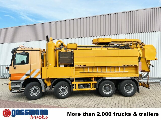 Mercedes-Benz Actros 3243 K 8x4/4, Müller Saug- und - 道路清扫机:图3 Mercedes-Benz Actros 3243 K 8x4/4, Müller Saug- und - 道路清扫机:图3
