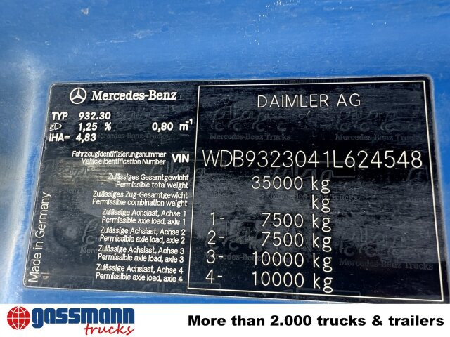 Mercedes-Benz Actros MP 3, 3241/8x4, Alukipper Bordmatik, - 翻斗车:图5 Mercedes-Benz Actros MP 3, 3241/8x4, Alukipper Bordmatik, - 翻斗车:图5