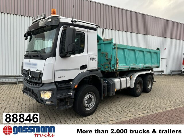 Mercedes-Benz Arocs 2643 K 6x4, Rollplane, Meiller - 翻斗车:图1 Mercedes-Benz Arocs 2643 K 6x4, Rollplane, Meiller - 翻斗车:图1