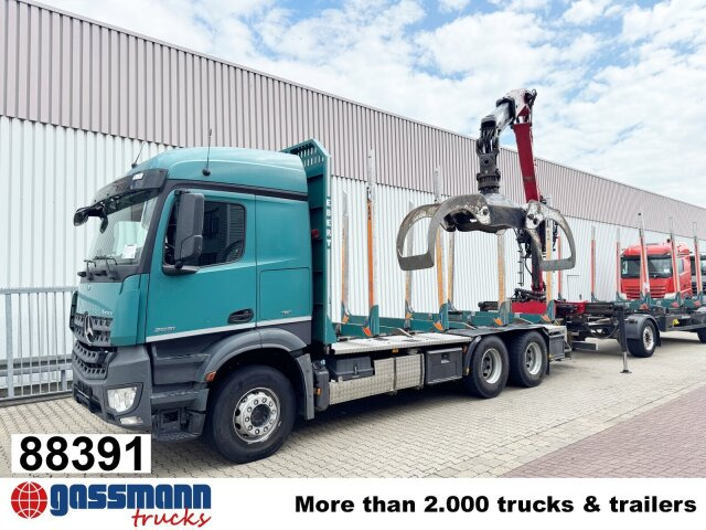 Mercedes-Benz Arocs 2651 L 6x4, Retarder, StreamSpace, - 木材运输车, 起重车:图1 Mercedes-Benz Arocs 2651 L 6x4, Retarder, StreamSpace, - 木材运输车, 起重车:图1