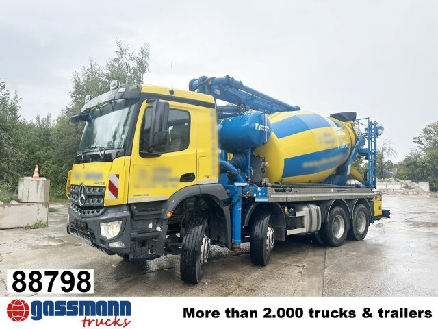 Mercedes-Benz Arocs 3246 B 8x4 Stetter Mischer 7m³, Pumpe 25m - 混凝土搅拌车:图1 Mercedes-Benz Arocs 3246 B 8x4 Stetter Mischer 7m³, Pumpe 25m - 混凝土搅拌车:图1