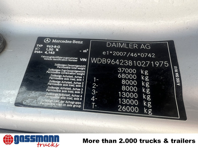 Mercedes-Benz Arocs 3251 LK 8x4/4, Retarder, Stahlmulde ca. - 自卸车:图3 Mercedes-Benz Arocs 3251 LK 8x4/4, Retarder, Stahlmulde ca. - 自卸车:图3