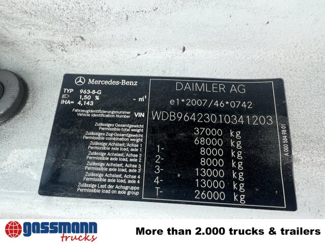 Mercedes-Benz Arocs 3253 K 8x4/4, Retarder, Stahlmulde ca. - 自卸车:图2 Mercedes-Benz Arocs 3253 K 8x4/4, Retarder, Stahlmulde ca. - 自卸车:图2