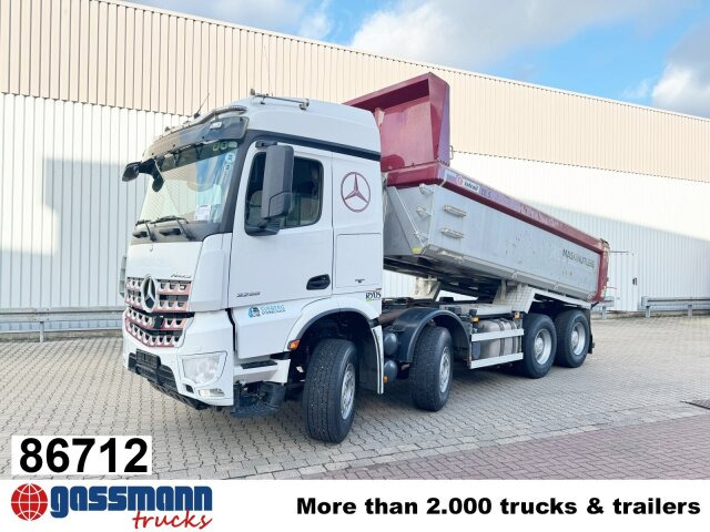 Mercedes-Benz Arocs 3258 LK 8x4/4, Retarder, Stahlmulde ca. - 自卸车:图1 Mercedes-Benz Arocs 3258 LK 8x4/4, Retarder, Stahlmulde ca. - 自卸车:图1