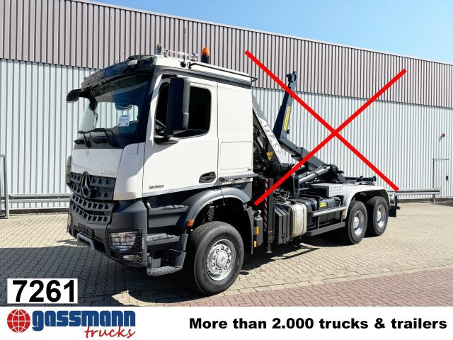 Mercedes-Benz Arocs 3351 AK 6x6, Retarder, Navi, Grounder - 吊钩升降车:图1 Mercedes-Benz Arocs 3351 AK 6x6, Retarder, Navi, Grounder - 吊钩升降车:图1