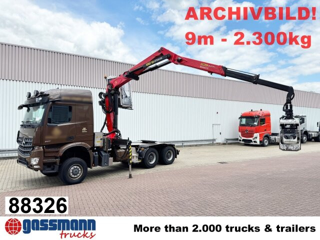 Mercedes-Benz Arocs 3351 LS 6x6, Grounder, MirrorCam, Navi, - 牵引车:图1 Mercedes-Benz Arocs 3351 LS 6x6, Grounder, MirrorCam, Navi, - 牵引车:图1