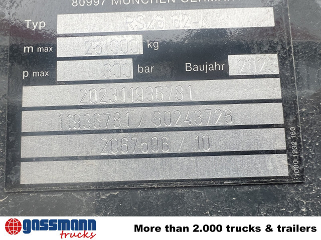 Mercedes-Benz Arocs 4142/48  8x4/4, Grounder, Meiller RS26 - 吊钩升降车:图5 Mercedes-Benz Arocs 4142/48  8x4/4, Grounder, Meiller RS26 - 吊钩升降车:图5