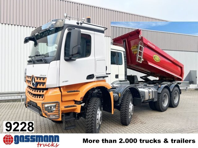 Mercedes-Benz Arocs 4151 AK 8x8/4, Grounder, Meiller - 自卸车:图1 Mercedes-Benz Arocs 4151 AK 8x8/4, Grounder, Meiller - 自卸车:图1