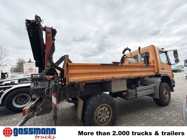 驾驶室底盘卡车, 起重车 Mercedes-Benz Atego 1023 A 4x4, Einzelbereifung, Heckkran：图9