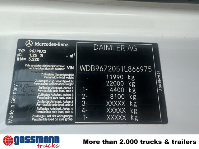 Mercedes-Benz Atego 1223 K 4x2, AHK-Öl - 翻斗车:图4 Mercedes-Benz Atego 1223 K 4x2, AHK-Öl - 翻斗车:图4