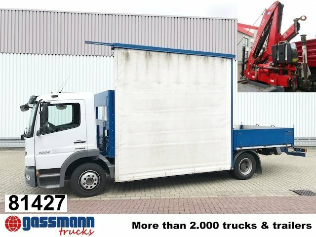 Mercedes-Benz Atego 1224 L 4x2 Glastransporter, gegen Aufpreis - 栏板式/ 平板卡车, 起重车:图1 Mercedes-Benz Atego 1224 L 4x2 Glastransporter, gegen Aufpreis - 栏板式/ 平板卡车, 起重车:图1