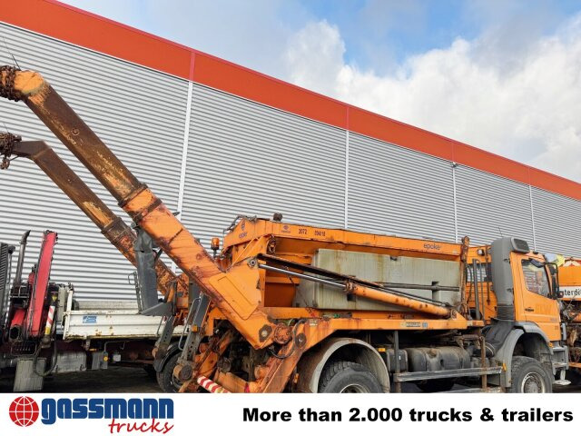 Mercedes-Benz Atego 1828 4x4, Tele-Absetzer, - 箕斗装载车:图5 Mercedes-Benz Atego 1828 4x4, Tele-Absetzer, - 箕斗装载车:图5