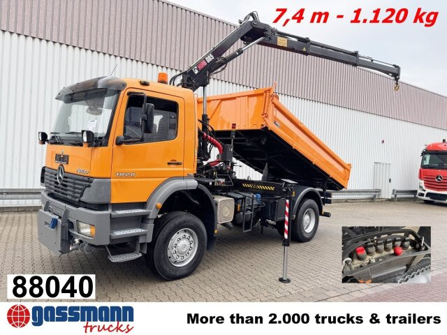 Mercedes-Benz Atego 1828 AK 4x4, Winterdienstausstattung, Kran - 翻斗车, 起重车:图1 Mercedes-Benz Atego 1828 AK 4x4, Winterdienstausstattung, Kran - 翻斗车, 起重车:图1