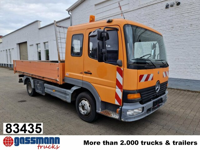 Mercedes-Benz Atego 815 4x2, 2x AHK - 栏板式/ 平板卡车:图1 Mercedes-Benz Atego 815 4x2, 2x AHK - 栏板式/ 平板卡车:图1