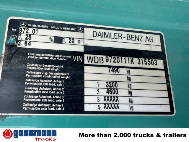 Mercedes-Benz Atego 815 K 4x2, 2x AHK - 翻斗车:图3 Mercedes-Benz Atego 815 K 4x2, 2x AHK - 翻斗车:图3