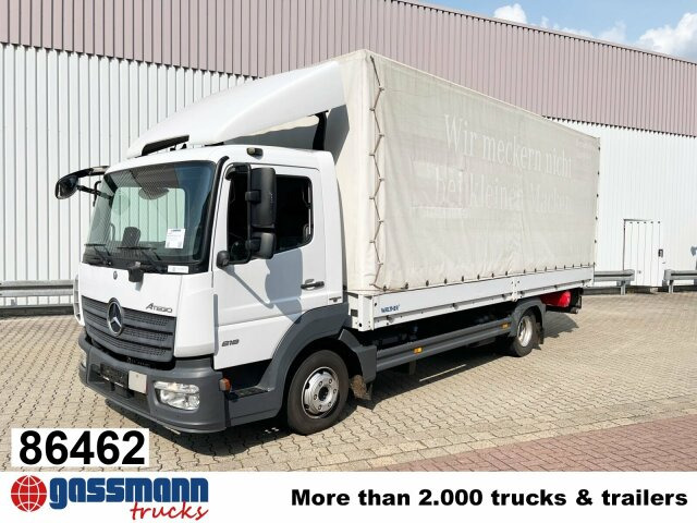 Mercedes-Benz Atego 818/23 L 4x2 mit Sörensen LBW - 栏板式/ 平板卡车:图1 Mercedes-Benz Atego 818/23 L 4x2 mit Sörensen LBW - 栏板式/ 平板卡车:图1