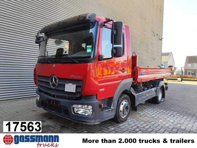 Mercedes-Benz Atego 818 K 4x2, Meiller-Kipper, 2 x AHK - 翻斗车:图1 Mercedes-Benz Atego 818 K 4x2, Meiller-Kipper, 2 x AHK - 翻斗车:图1