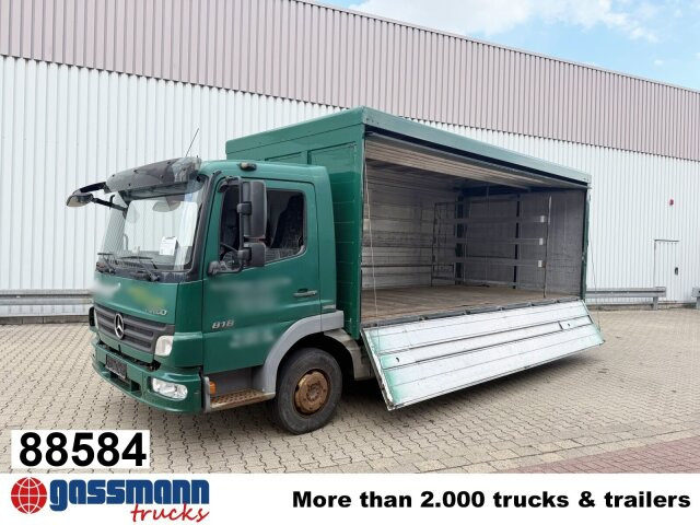 Mercedes-Benz Atego 818 L 4x2, Getränkekoffer, 2x AHK - 厢式卡车:图1 Mercedes-Benz Atego 818 L 4x2, Getränkekoffer, 2x AHK - 厢式卡车:图1