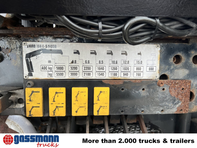 Mercedes-Benz Axor 1828 A 4x4 mit Kran Hiab XS 166 E-5 - 栏板式/ 平板卡车, 起重车:图2 Mercedes-Benz Axor 1828 A 4x4 mit Kran Hiab XS 166 E-5 - 栏板式/ 平板卡车, 起重车:图2